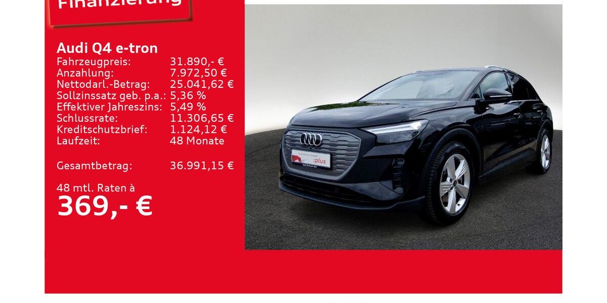 Audi Q4 e-tron 69.025 km 31.620 &euro; Ulm 89073