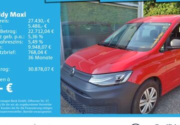 VW Caddy Maxi 53.683 km 27.430 &euro; Ulm 89079