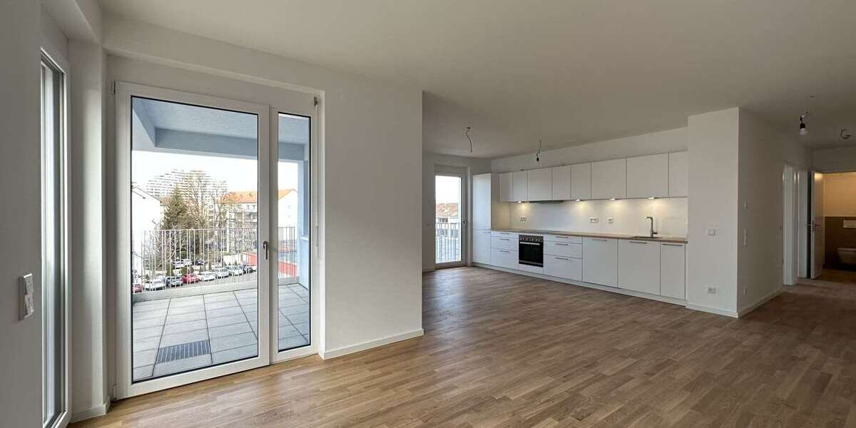 Etagenwohnung Neu-Ulm Ulm - 3 Zimmer, 97 m&sup2;, 1.490&euro; | Angebot:27312428