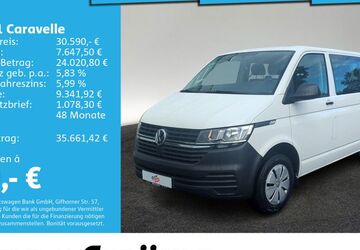 VW T6 Caravelle 49.605 km 29.920 &euro; Ulm 89079