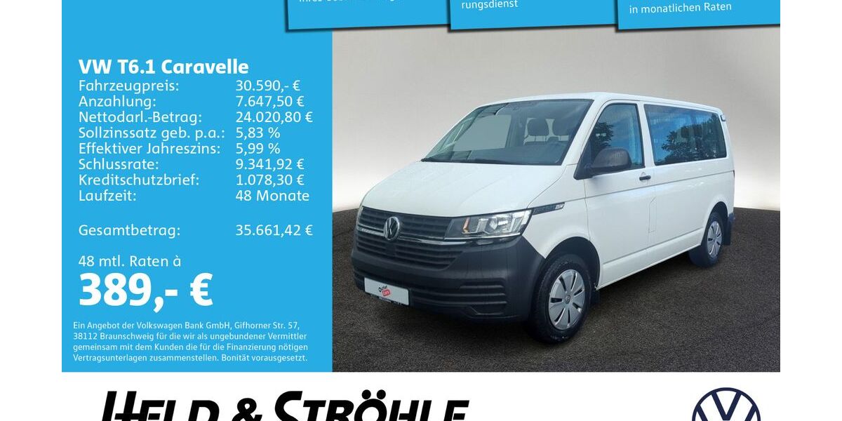 VW T6 Caravelle 49.605 km 29.920 &euro; Ulm 89079