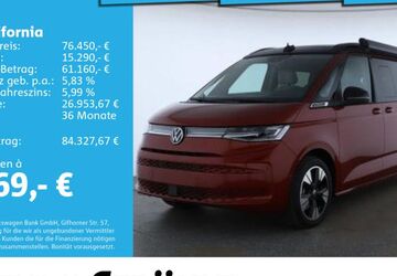 VW T7 California 2.901 km 76.450 &euro; Ulm 89079