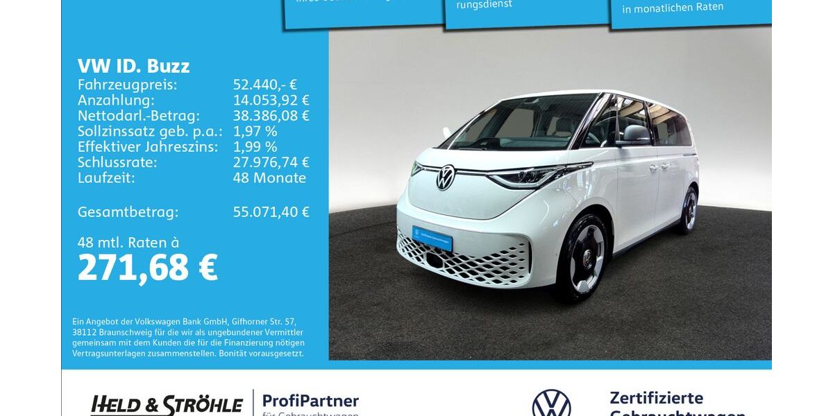 VW ID. Buzz 11.134 km 50.920 &euro; Ulm 89079