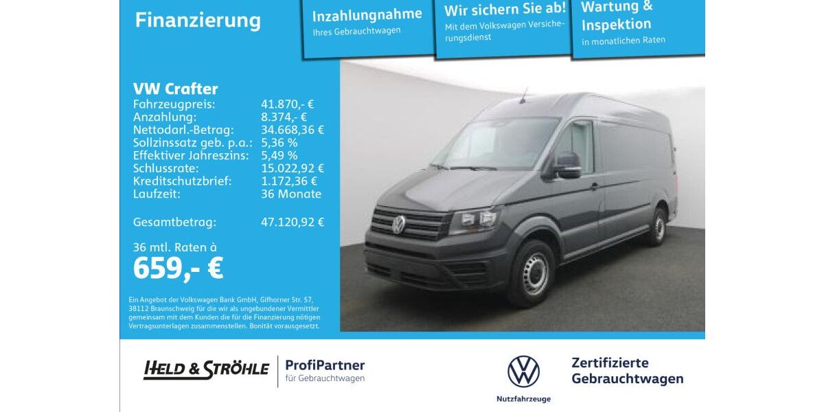 VW Crafter 24.936 km 41.870 &euro; Ulm 89079