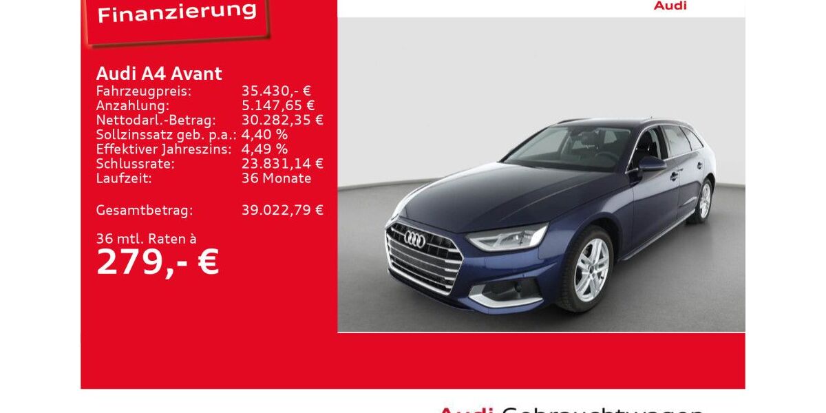 Audi A4 6.864 km 33.990 &euro; Ulm 89073