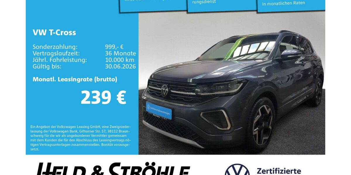 VW T-Cross 7.078 km 26.860 &euro; Neu-Ulm 89231