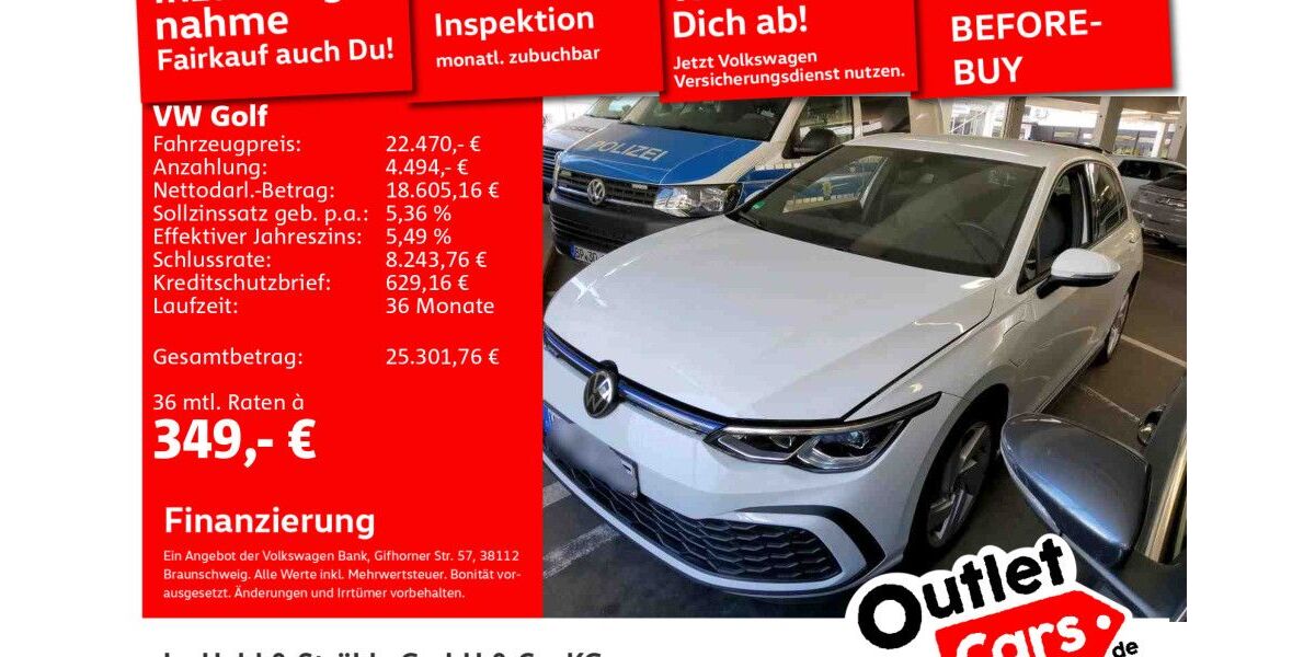 VW Golf 36.597 km 22.470 &euro; Senden 89250