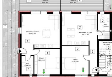 Wohnung Langenau - 2 Zimmer, 55 m&sup2;, 1.120&euro; | Angebot:27610005
