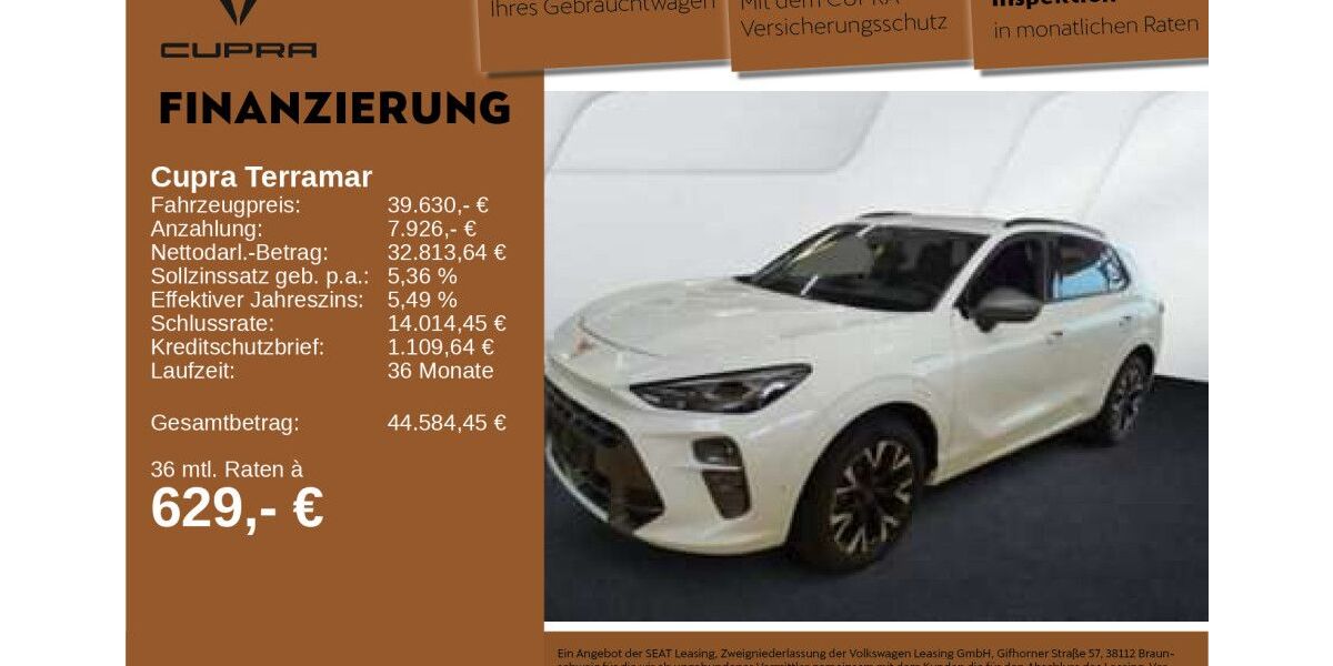 Cupra Terramar 6.205 km 39.630 &euro; Neu-Ulm 89231