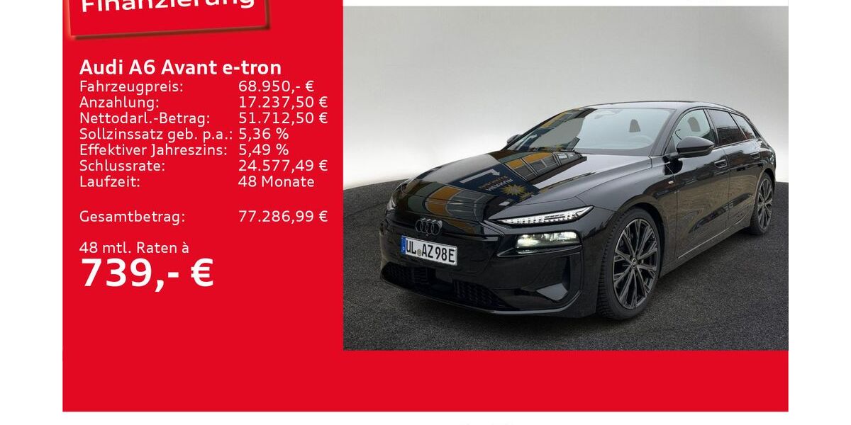 Audi A6 e-tron 23.562 km 64.420 &euro; Ulm 89073