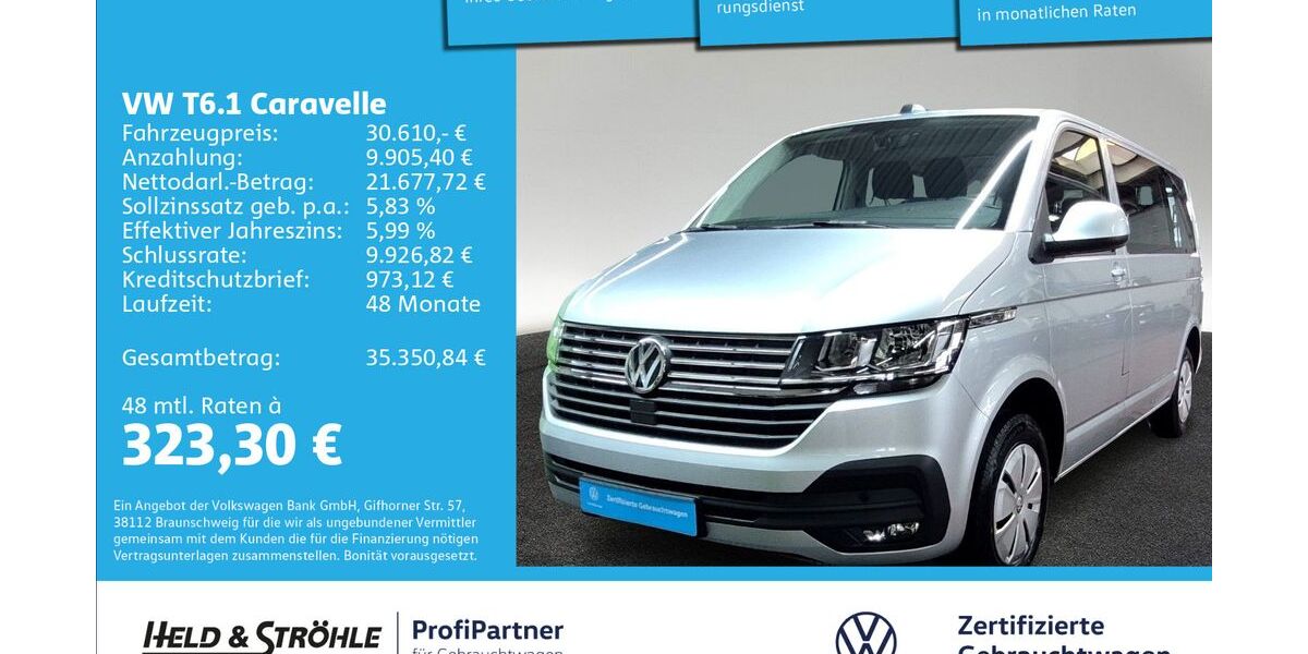 VW T6 Caravelle 73.782 km 30.490 &euro; Ulm 89079
